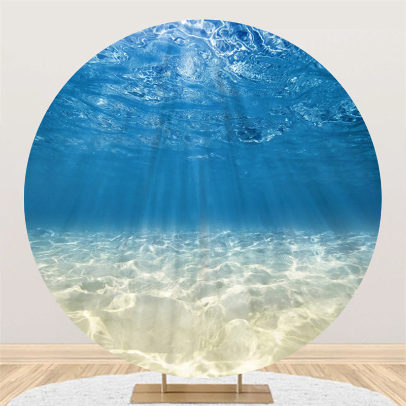 Lofaris Summer Under The Sea World Round Backdrop For Decoration