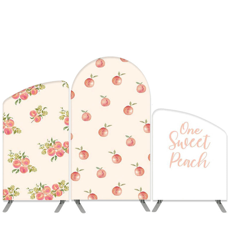 Lofaris Sweet Peach Theme Light Pink Birthday Arch Backdrop Kit