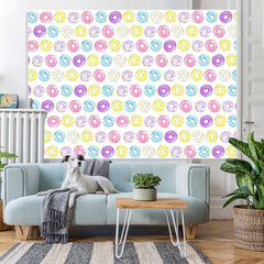 Lofaris Sweet Regular Order Donut Theme Happy Birthday Backdrop
