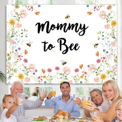 Lofaris Sweet Spring Mommy To Bee Baby Shower Backdrop