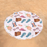 Lofaris Swimsuit Luggage Summer Travel Round Beach Towel