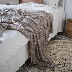 Lofaris Thicken Nordic Style Leisure Soft Blanket For Bed