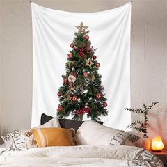 Lofaris Toy Ball Christmas Tree Wall Tapestry Room Deco
