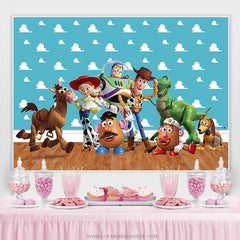 Lofaris Toy Story Photo For Kids Birthday Party Backdrop Decoration