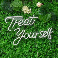 Lofaris Treat yourself LED Neon Sign Party Decor Room Light Art