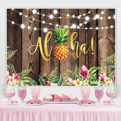 Lofaris Tropical Hawaiian Luau summer Backdrop for Party Decor