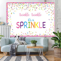 Lofaris Twinkle Its A Sprinkle Baby Shower Backdrop