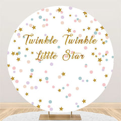Lofaris Twinkle Litter Star Birthday Circle Backdrop