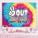 Lofaris Two Out Single Digits Happy Birthday Backdrop For Kid