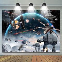 Lofaris Universe Wars Science Fiction Birthday Party Backdrop