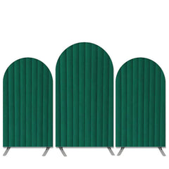 Lofaris Velvet Simulation Theme Dark Green Birthday Arch Backdrop Kit