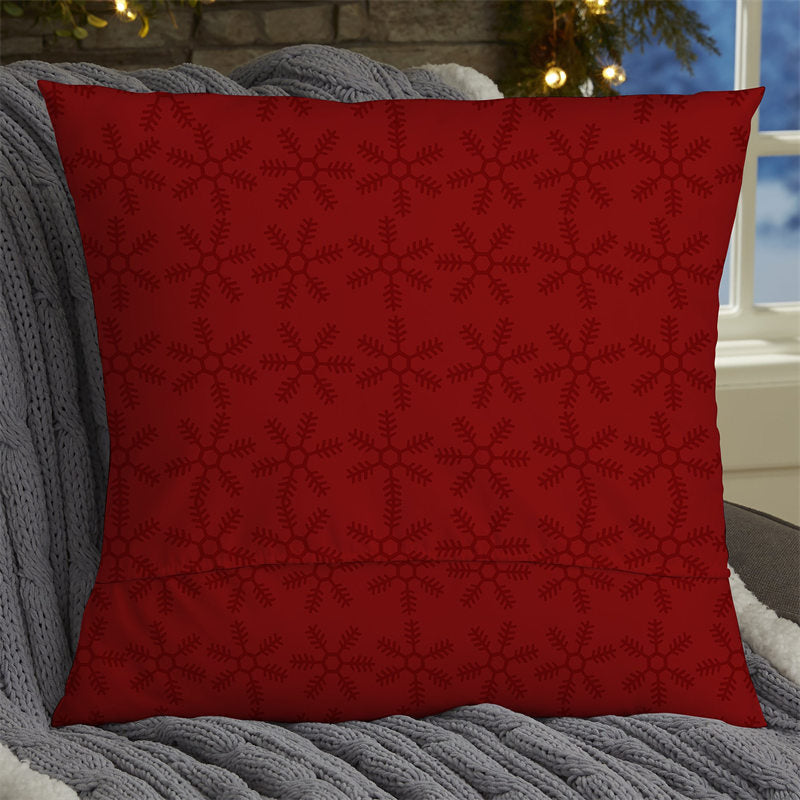 Lofaris Vintage Christmas Custom Pillow With Family Photo