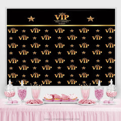 Lofaris VIP Hollywood Movie Event Party Decro Banner Backdrop