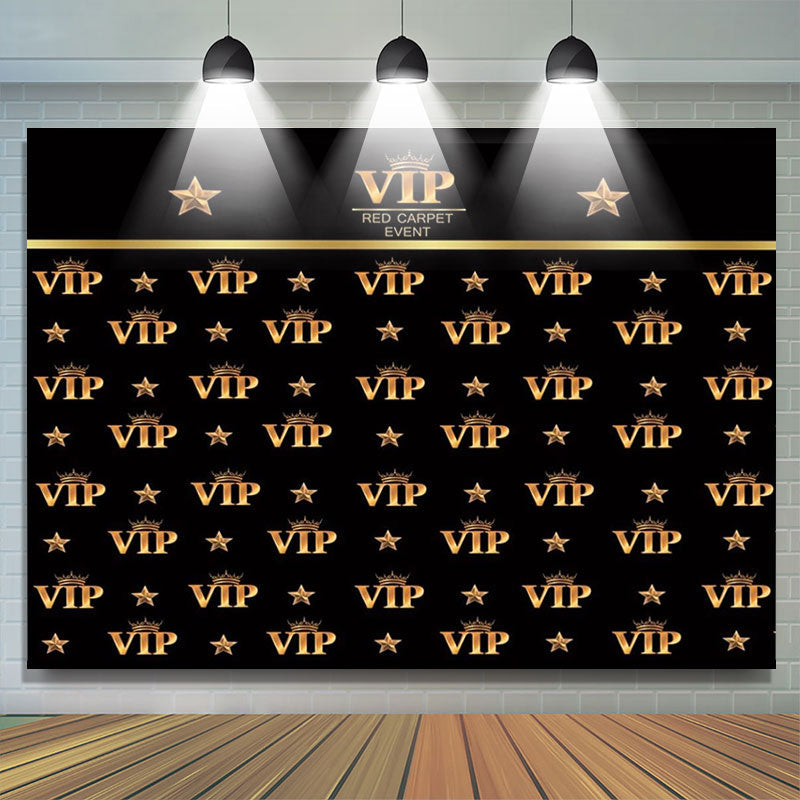 Lofaris VIP Hollywood Movie Event Party Decro Banner Backdrop