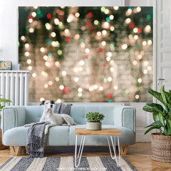 Lofaris Warm Glitter Sparkle Bokeh Birthday Party Backdrop