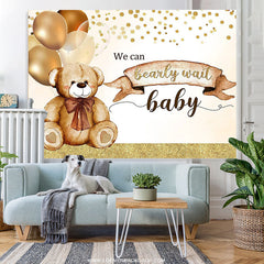 Lofaris We Can Bearly Wait Balloon Baby Shower Backdrop