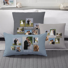 Lofaris Wedding Pictures Custom Collage Pillow For Love