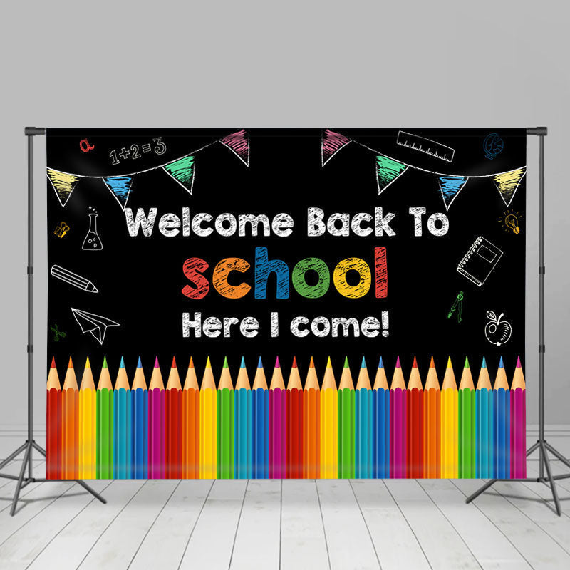Lofaris Welcome Back to School Photoshoot Backdrop for Kids