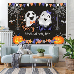 Lofaris What Will Baby Be Cute Boo Halloween Shower Backdrop