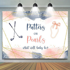 Lofaris What Will Baby Be Giltter Bokeh Backdrop for Shower