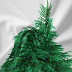 Lofaris White And Green Art Decor Christmas Tree Wall Tapestry