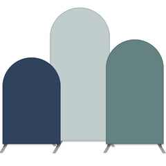 Lofaris Blue Arched Backdrop Cover Custom Party Arch