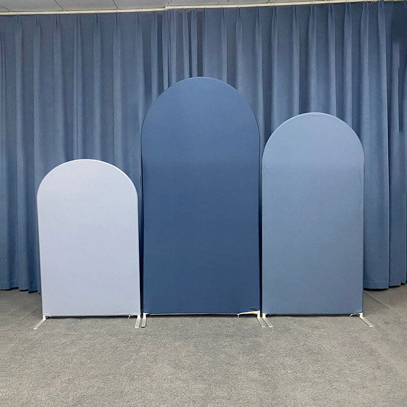 Lofaris Blue Arched Backdrop Cover Custom Party Arch