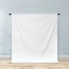 Lofaris White Personalized Backdrop for Photo Shoot