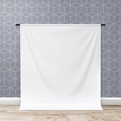 Lofaris White Personalized Backdrop for Photo Shoot