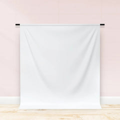 Lofaris White Personalized Backdrop for Photo Shoot