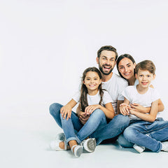Lofaris White Personalized Backdrop for Photo Shoot