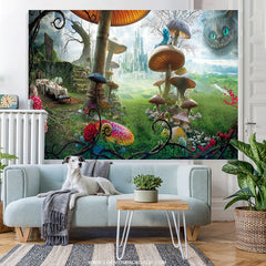 Lofaris Wonderland Cat Fairy Tale Castle Birthday Party Backdrop