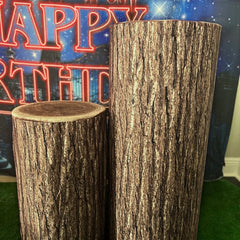 Lofaris Wooden Texture Cylinder Covers Of Various Designs For Party Decor