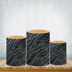 Lofaris Wooden Texture Cylinder Covers Of Various Designs For Party Decor