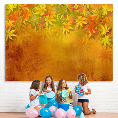 Lofaris Yellow Leaves Autumn Backdrop for Photoshoot