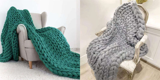 Add Warmth To Your Winter-----Knitted Blanket