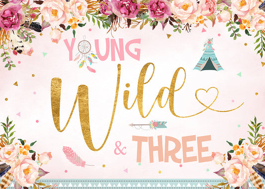 Young, wild, and three birthday party