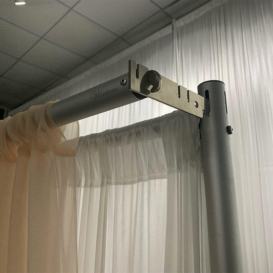 Lofaris 10FTx10FT Metal Double Crossbar Backdrop Frame Kit