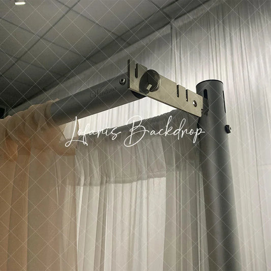 Lofaris 10FTx10FT Metal Double Crossbar Backdrop Frame Kit