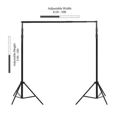 Lofaris 10X10FT Metal Adjustable Photography Backdrop Stand
