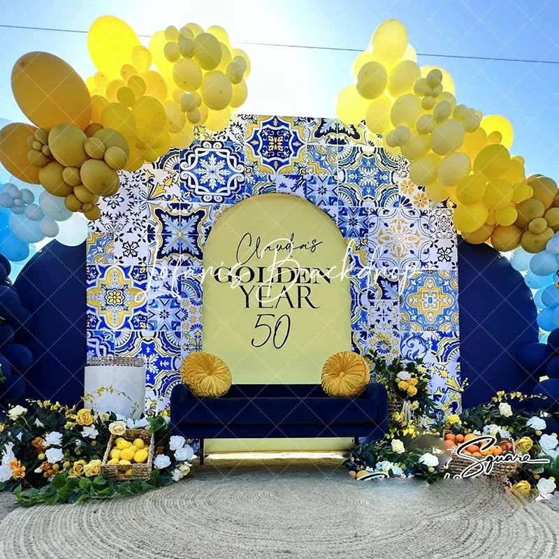 Lofaris 10x9FT Welcome Door Chiara Metal Stand for Party
