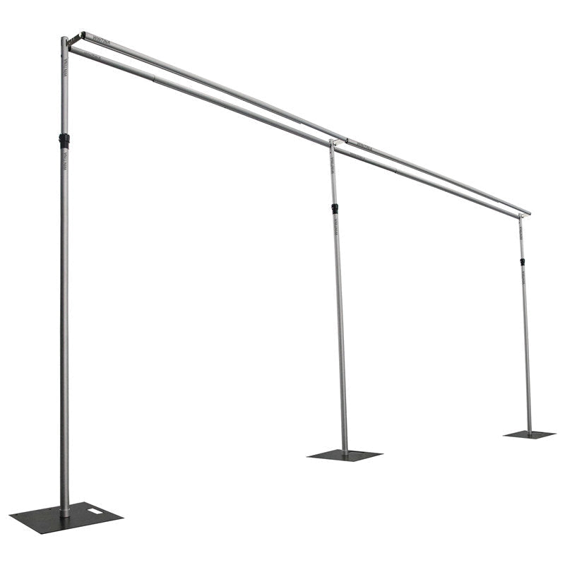 Lofaris 20FTX10FT Double Crossbar Hangers Pipe Drape Stand