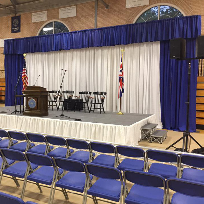 Lofaris 20FTX10FT Double Crossbar Hangers Pipe Drape Stand