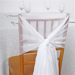 Lofaris 20X78 Inch Premium Chiffon Wedding Chair Sashes