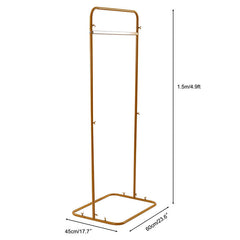 Lofaris 2X5FT Gold Metal Wedding Arch Frame Stand Holder