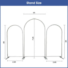 Lofaris 3D Stereo Theme Silver Birthday Arch Backdrop Kit