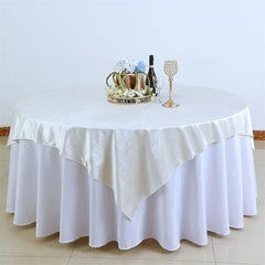 Lofaris 54X54 Inch Seamless Premium Velvet Square Table Overlay