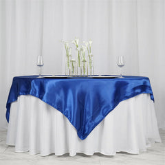 Lofaris 57X57 Inch Events Square Smooth Satin Table Overlay