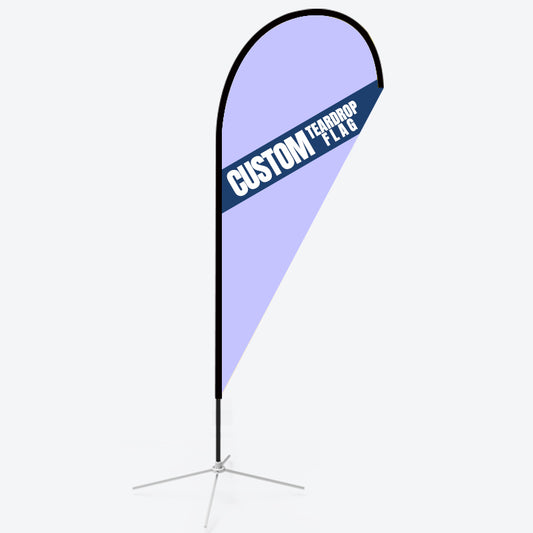 Lofaris Custom Teardrop Flag Text Logo for Business Event