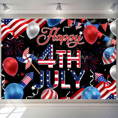 Lofaris (7 Day Delivery) Independence US Flag Backdrop